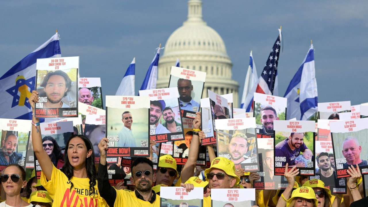 Netanyahu’ya ABD’de Gazze protestosu: ‘Savaş suçlusunu tutuklayın’